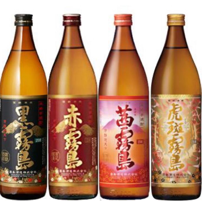 飲み比べ 4本セット 900ml 赤霧島 黒霧島 茜霧島 虎斑霧島 芋