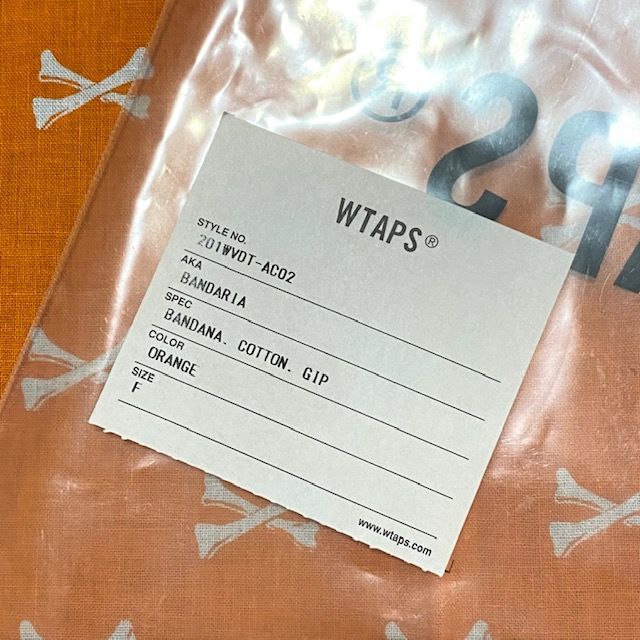 WTAPS BANDARIA / BANDANA COTTON GIP - バンダナ/スカーフ