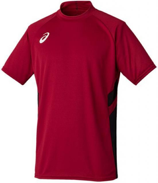 asics アシックス 01 GAME SHIRT バーガンディ 3XL 2101A038 601 | スポーツ スポーツウェア サッカー ゲームシャツ Tシャツ 半袖 トップス ドライ 吸汗速乾 快適 メンズ スポーツ用品 レーニング 部活 