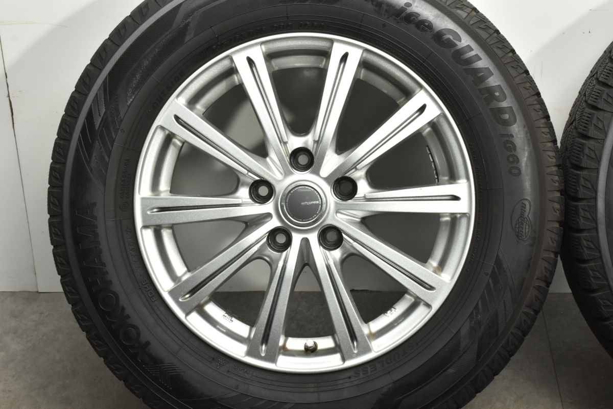 程度良好】ミルアス 16in 6.5J +38 PCD114.3 ヨコハマ アイスガード