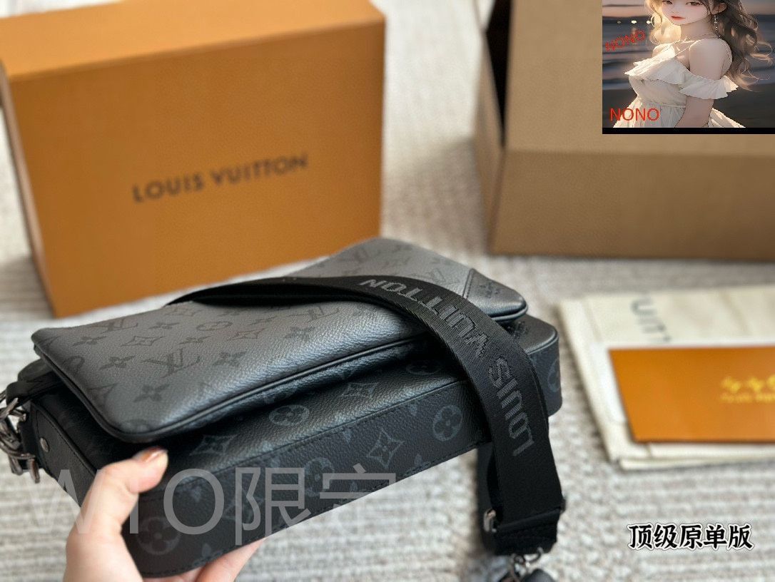 プロフ読んで下さいです。 ルイヴィトン　トリオメッセンジャーBag トリオ・メッセンジャー モノグラム・シャドウ｜ルイ・ヴィトン