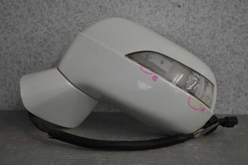 左 ドアミラー 電格 5P＋2P ウィンカー付 NH624P 白 RB1 オデッセイ M 後期 s020888B