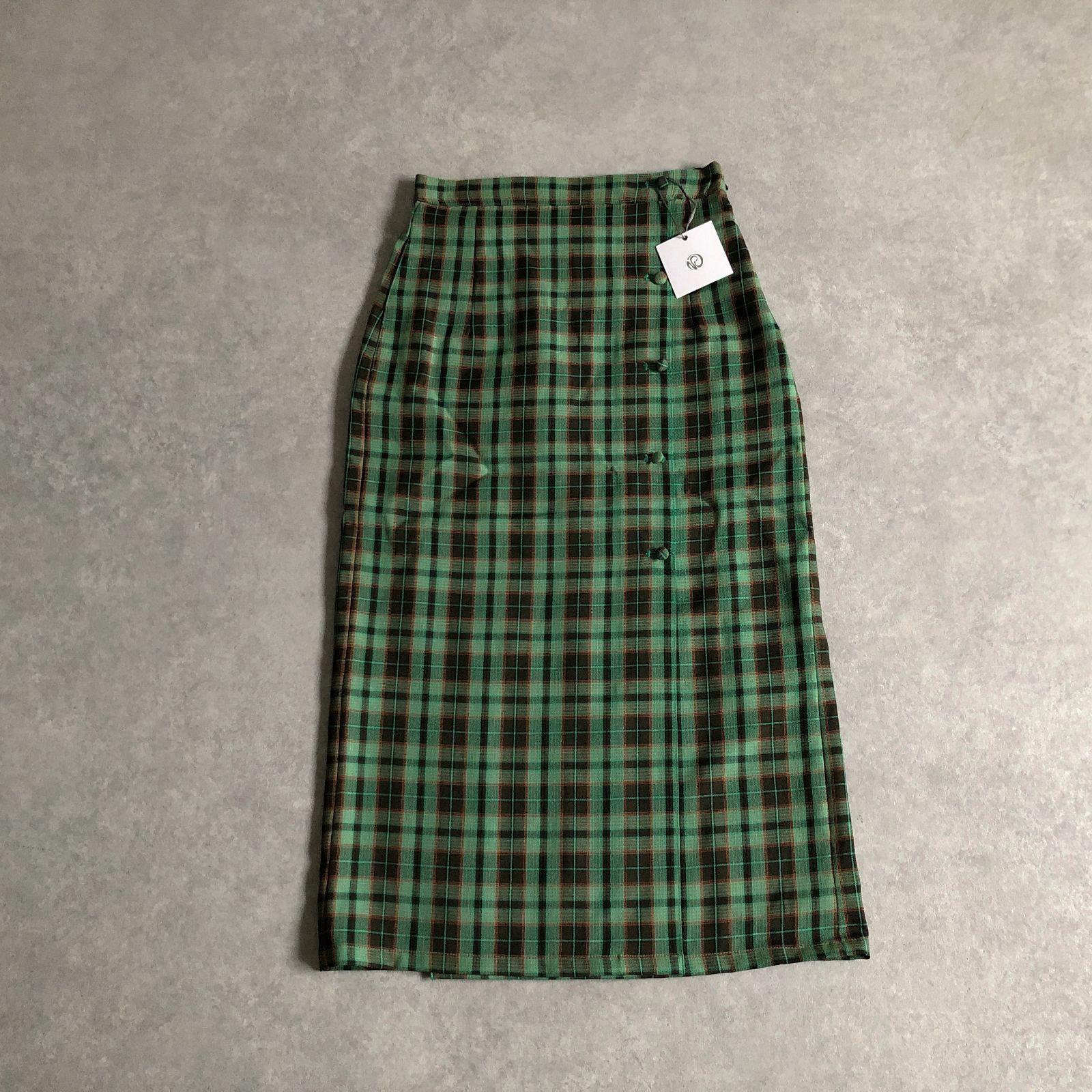 新品 定価1.6万 藤井夏恋 NEROLI アンティークチェック スカート size1  