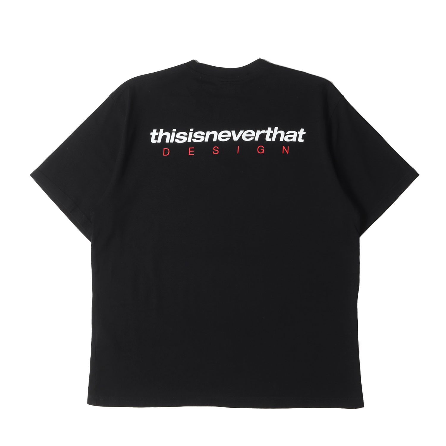 thisisneverthat ディスイズネバーザット Tシャツ サイズ:M 23SS ワンポイント バック ロゴ ヘビーウェイト クルーネック T シャツ DSN-LOGO ブラック 黒 トップス カットソー 半袖【メンズ】 - メルカリ