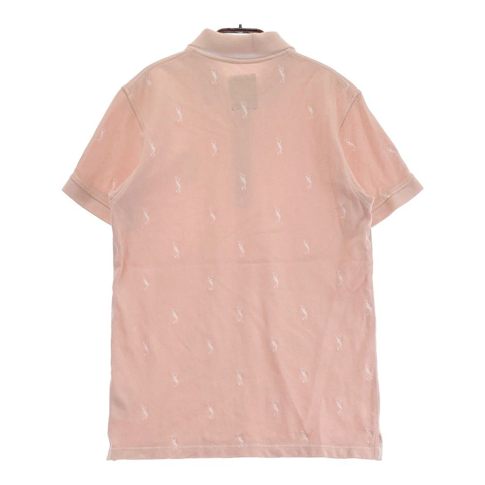 サイズ：M MARK&LONA マークアンドロナ 半袖ポロシャツ ピンク系