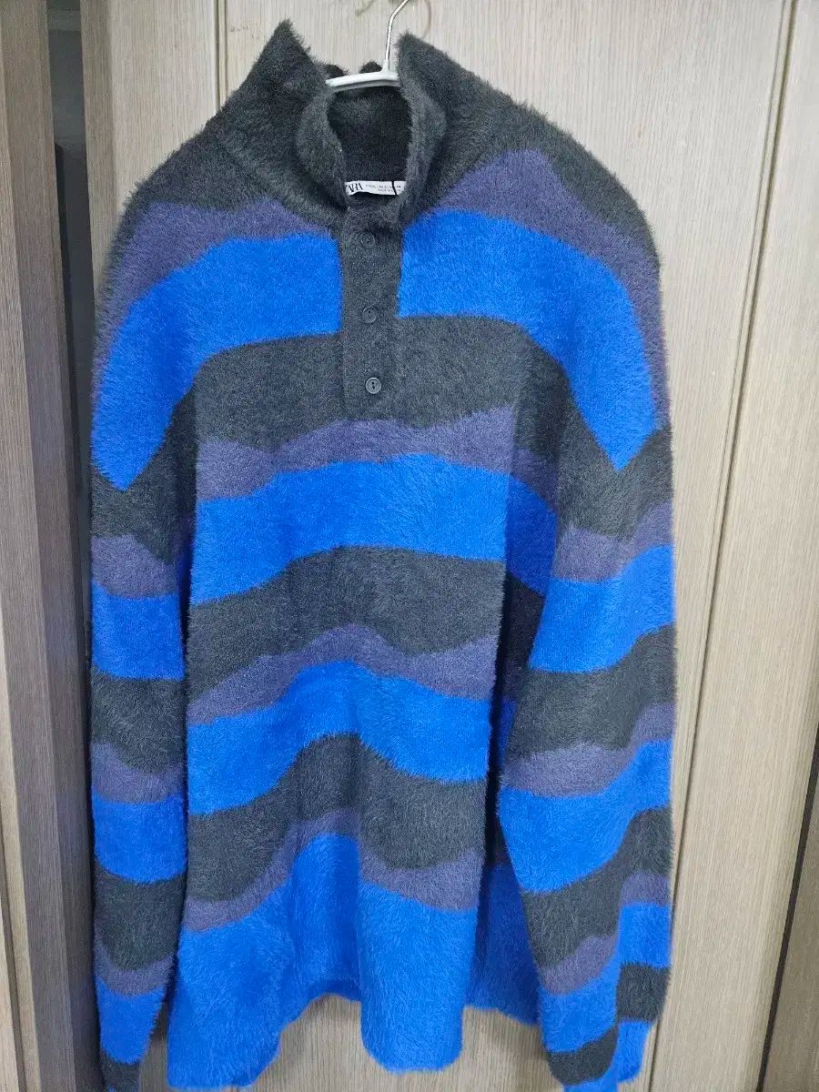 ZARA(ザラ) モヘア ストライプ ニット セーター xl サイズ