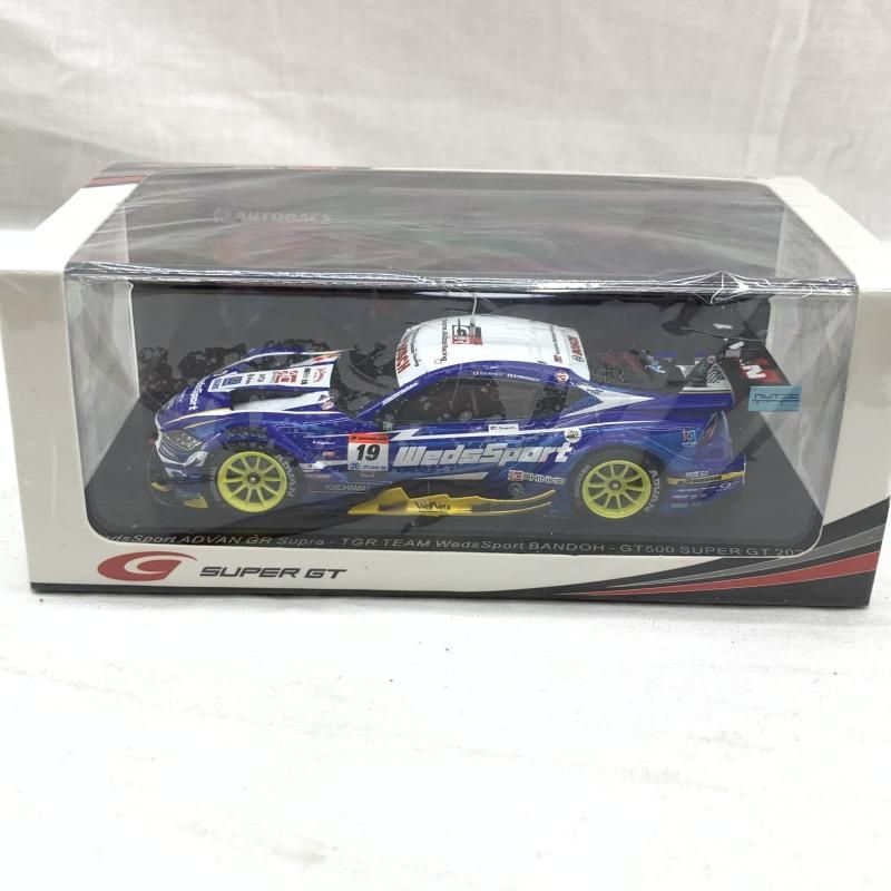 【未開封】WedsSport ADVAN GR Supra 1/43 ミニカー WedsSport ADVAN Supra 2022 スパーク スーパーGT スパーク 1/43