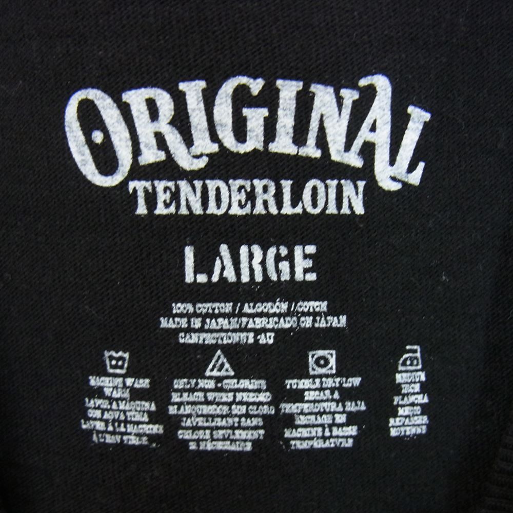 TENDERLOIN テンダーロイン Ｔシャツ TEE PA.C Tシャツ 半袖 ブラック