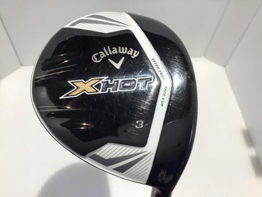 キャロウェイ X HOT 3W フェアウェイウッド FW X HOT 60W フェアウェイウッド フレックスS メンズ 男性用 右利き 右用 Dランク ゴルフクラブ