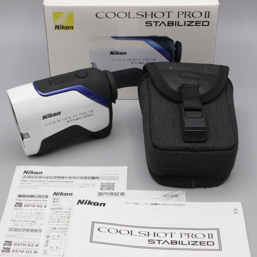 美品】NIKON COOLSHOT PRO II STABILIZED ゴルフ用レーザー距離計 ニコン クールショット 本体 - メルカリ