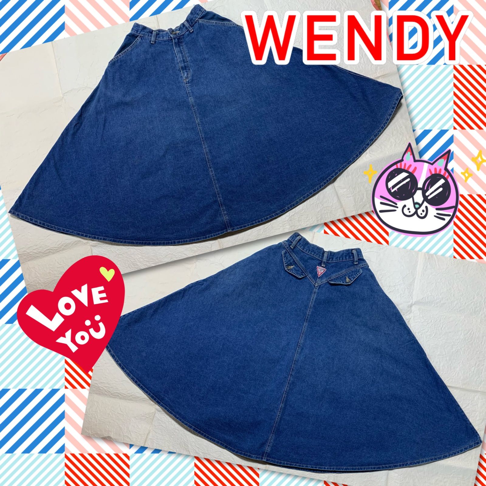 WENDY JEANS デニムスカート - ロングスカート