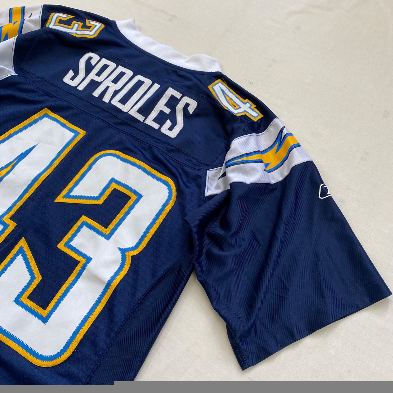 リーボック製　NFL ロサンゼルス・チャージャーズ　ユニフォーム [セール！] Reebok リーボック NFL CHARGERS ロサンゼルス・チャージャーズ