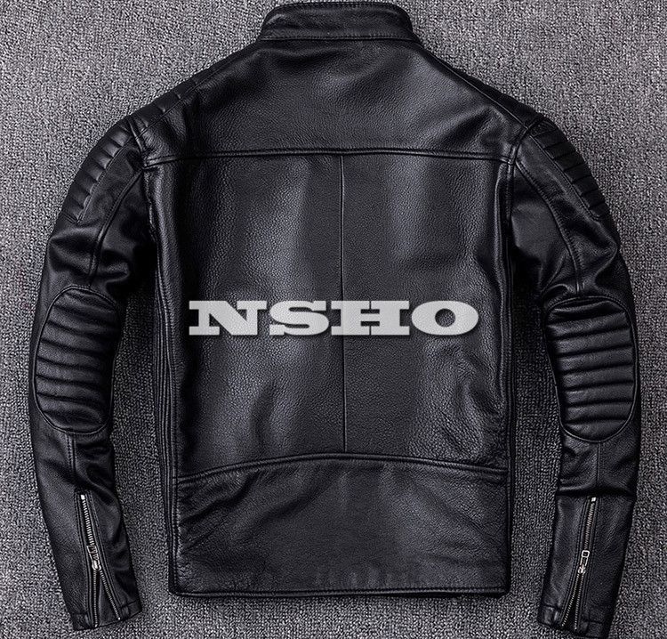 上質 革ジャン カウハイド メンズ 50's パテッド ミニマムスタイル