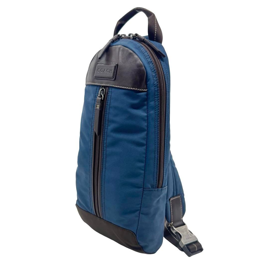 コーチ☆メンズ☆ボディバッグ COACH コーチ F70692 ナイロン×レザー クロスボディ ショルダー