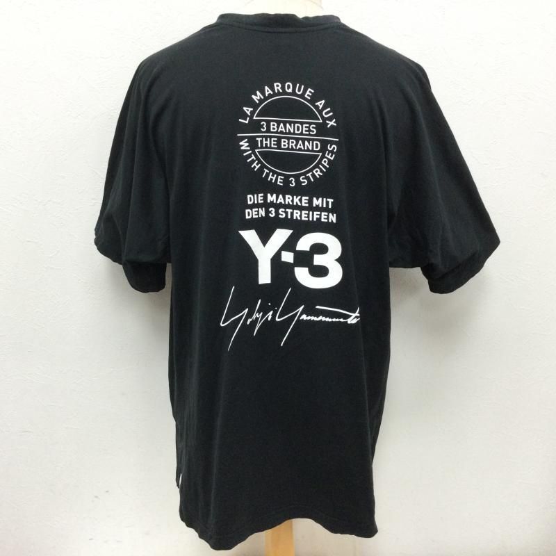 Y-3 adidas×YOHJI YAMAMOTO バックロゴ 半袖Ｔシャツ - メルカリShops