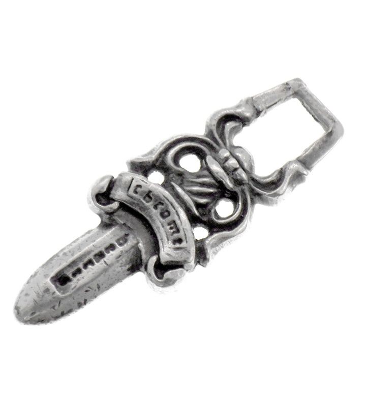 クロムハーツ CHROME HEARTS 5 DAGGER ZIP1 ダガー ジップ シルバー ネックレス トップ 41368