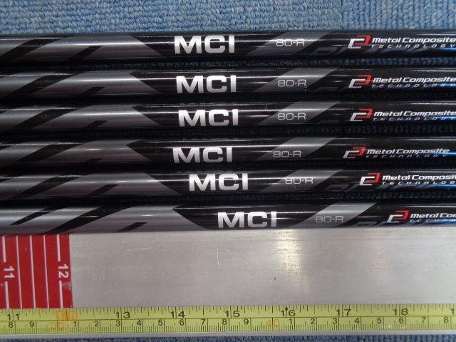 中古シャフト FUJIKURA フジクラ MCI BLACK 80(R) 6本セット