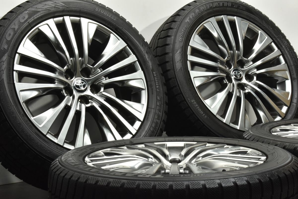 バリ溝 トヨタ 80 ハリアー 純正 19in 7J 35 PCD114.3 トーヨー ウィンタートランパスTX 225|55R19 RAV4 ヴァンガード 流用