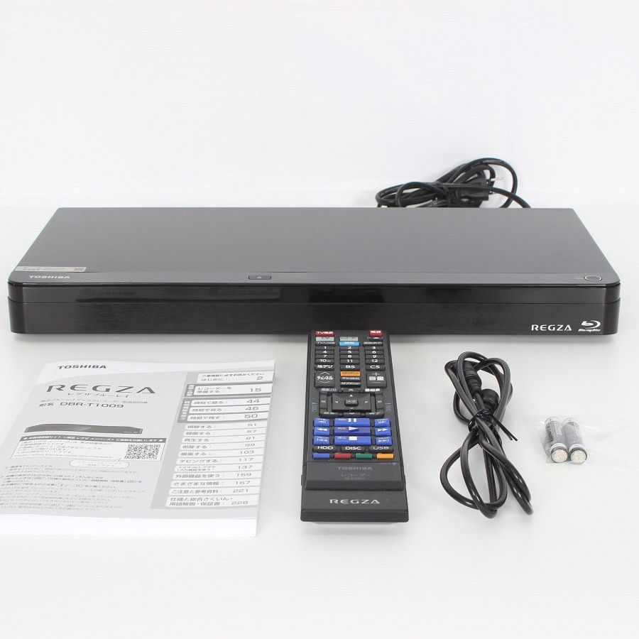 東芝 REGZA ブルーレイ DBR-T1009 ブルーレイディスクレコーダー HDD 1TB 3チューナー レグザ 本体