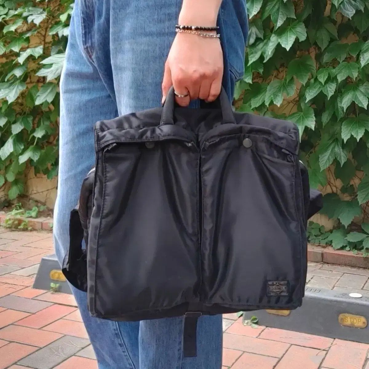 Porter Porter ポーター タンカー 2way フリップ ショルダーバッグ ブラック