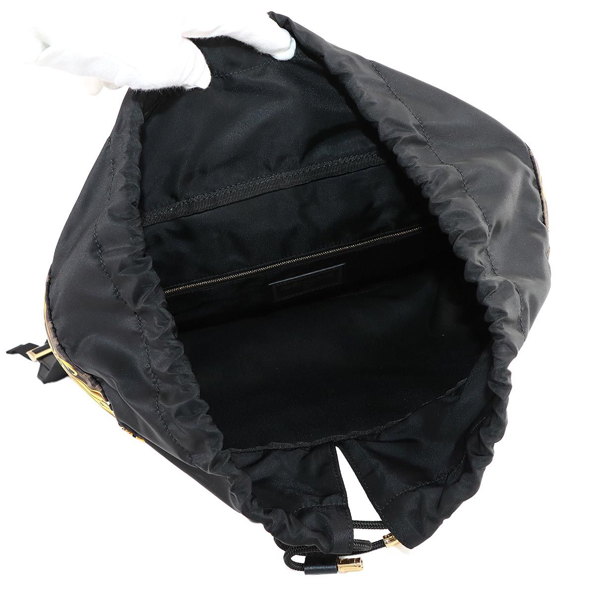 未使用 展示品 フェンディ バッグ フェンダーチェ バックパック ナイロン ブラック 7VZ066 メンズ 90280009 【中古】ブランド 未使用 展示品 フェンディ FENDI フェンダーチェ バックパック