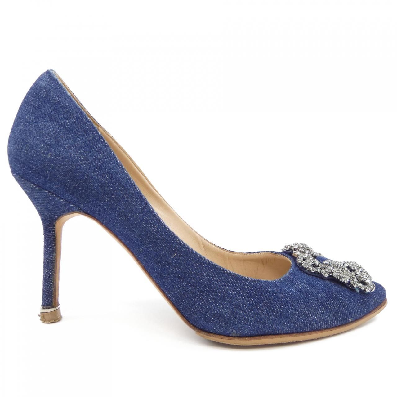 マノロブラニク MANOLO BLAHNIK ハンギシ パンプス