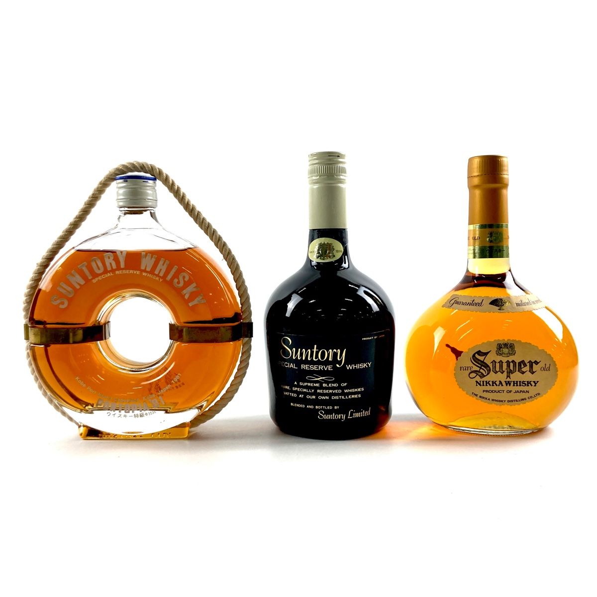 ウイスキー ニッカ スーパー レアオールド 3本セット 700ml 760ml 重量