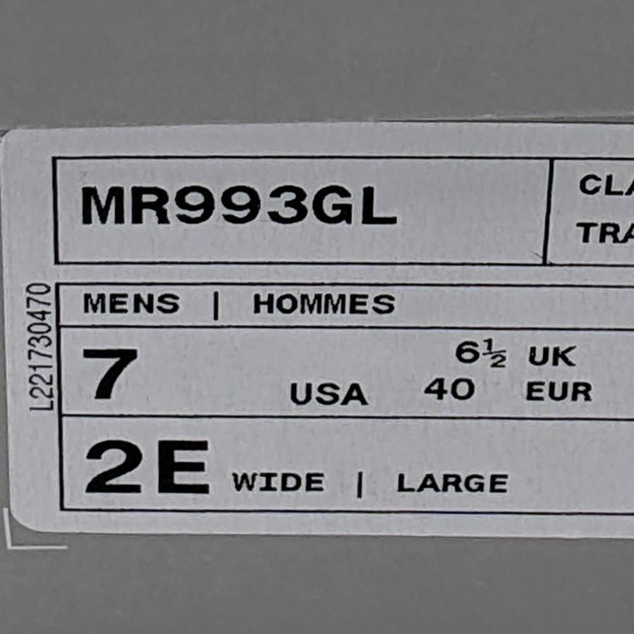 新品☆25cm/2E ニューバランス MR993GL グレー メンズ スニーカー
