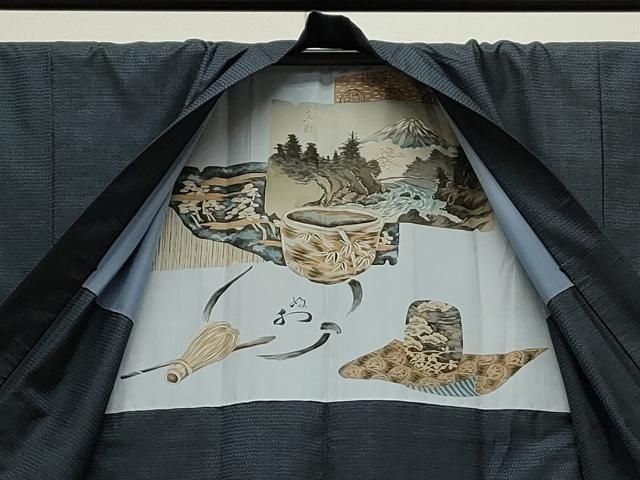 平和屋着物●男性 本場大島紬