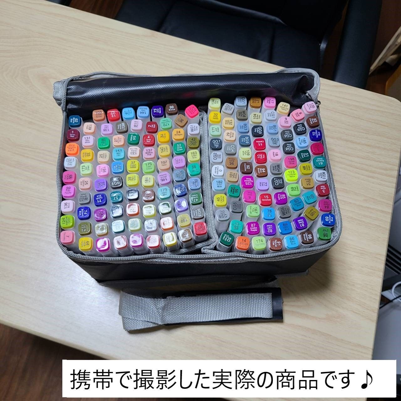 マーカーペン168色セット 油性 太細両用 カラーペン コミック用