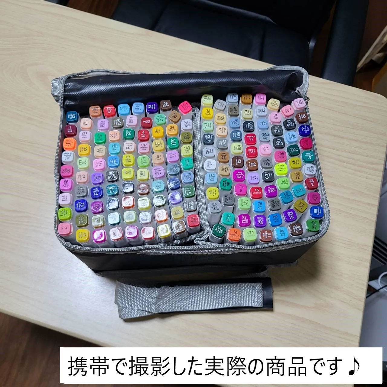 文房具・事務用品 マーカーペン168色セット 油性 太細両用 カラーペン 