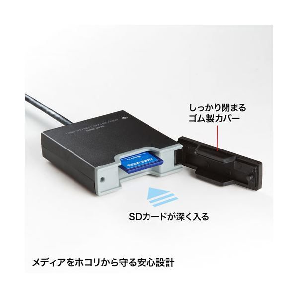 5個セット サンワサプライ USB3.2 Gen1 SDカードリーダー ADR-3SDUBKNX5