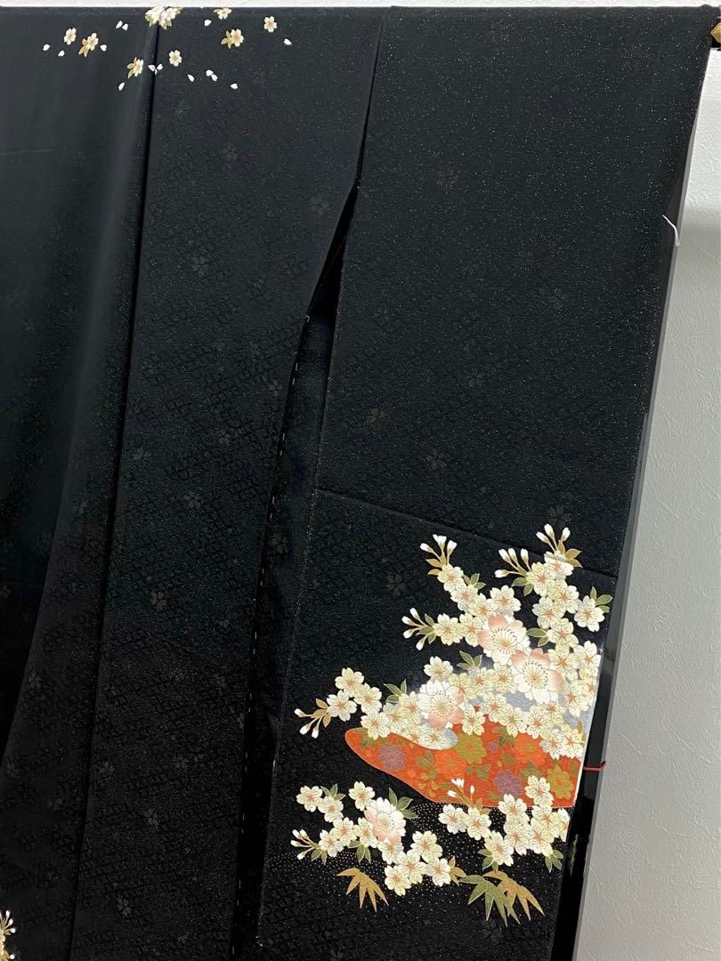 振袖 桂由美 仮絵羽 金通し 刺繍 金駒 金彩 紋意匠 正絹 未仕立て品 八 