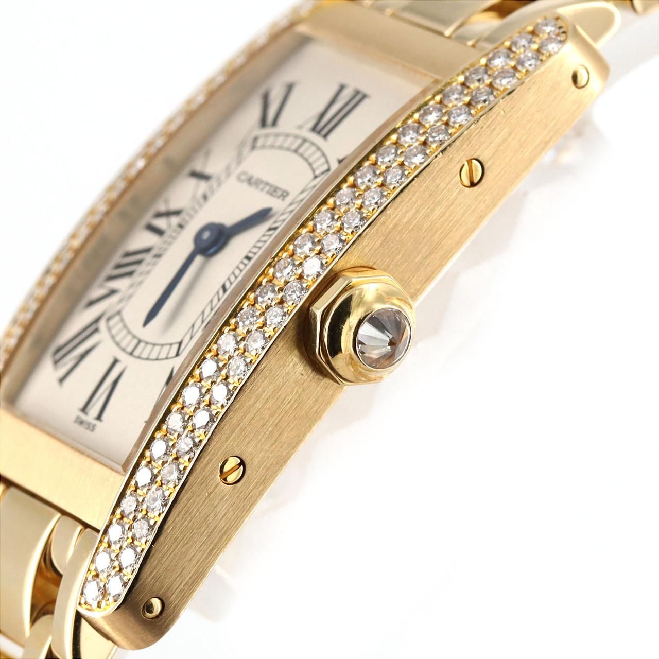 カルティエ タンクアメリカンSM YG/2D WB7012K2 YG クォーツ