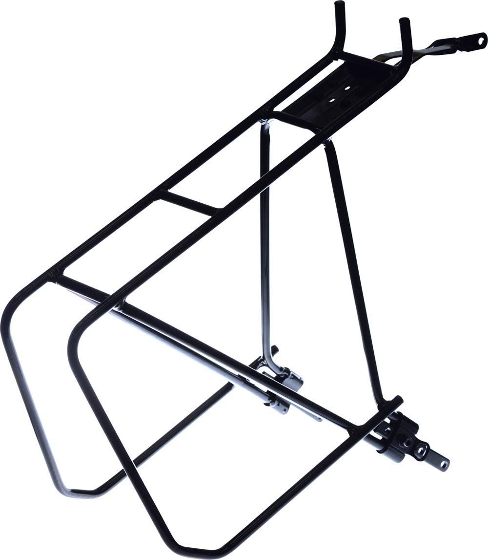 人気商品 RITEWAY ライトウェイ 自転車キャリア パニアバッグ対応オフセットリアキャリア 24インチ|26インチ|27.5インチ|700C対応 ブラックパウダーコーティング 20150