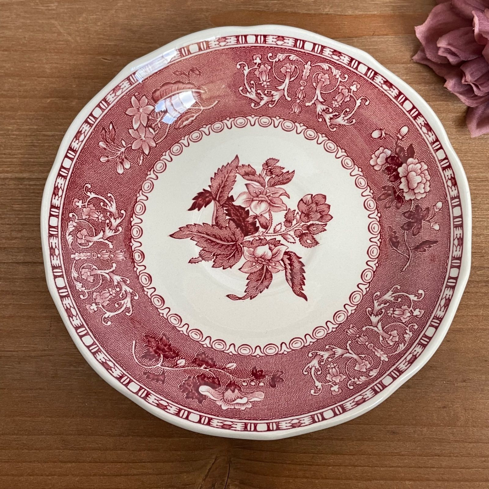 ヴィンテージ《Spode / スポード》美品 未使用 / ピンクカミラ カップ＆ソーサー ×1客 /ダーリントン カップ＆ソーサー×1客 《spode  / スポード 》 - メルカリ