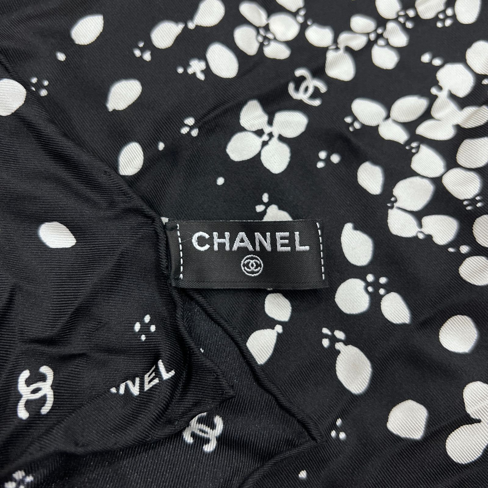 中古】CHANEL シャネル ココマーク シュシュ スカーフ 2点セット