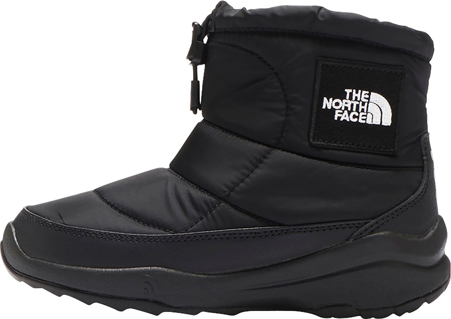 ザ ノース フェイス THE NORTH FACE アウトドア キッズ ヌプシ ブーティ ロゴ ショート K Nuptse Bootie Logo Short 子供 男の子 女の子 アウトドアシューズ ブーツ NFJ52 KK TNFブラック×TNFブラック