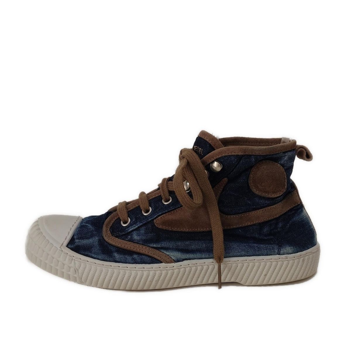 DIESEL(ディーゼル) スニーカー 42 メンズ - ダークネイビー×カーキ