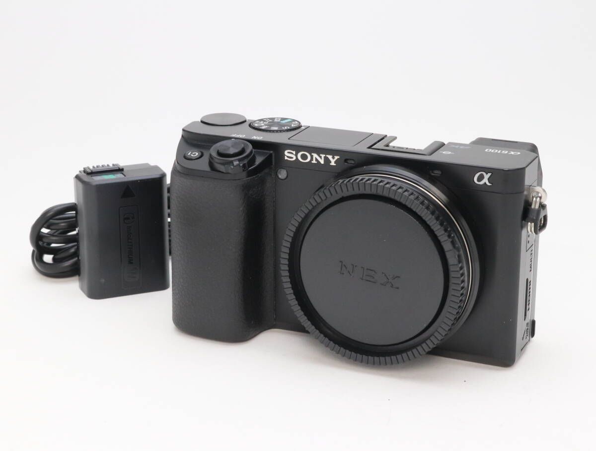 AB α6100 ILCE-6100 ボディ ブラック シャッター回数1 647回 初期不良返品対応 99-81