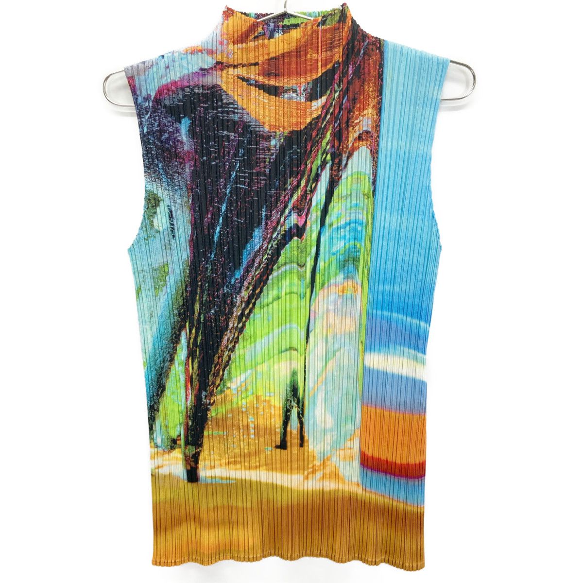 東京都内 PLEATS PLEASE プリーツプリーズ 23AW PP33-JK671 TROPICAL WINTER ノースリーブトップス 3