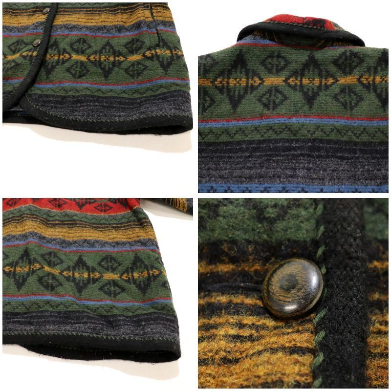 80's Woolrich ネイティブ柄ウールジャケット Woolrich ネイティブ柄ウールジャケット 80s usa製 メキシカン