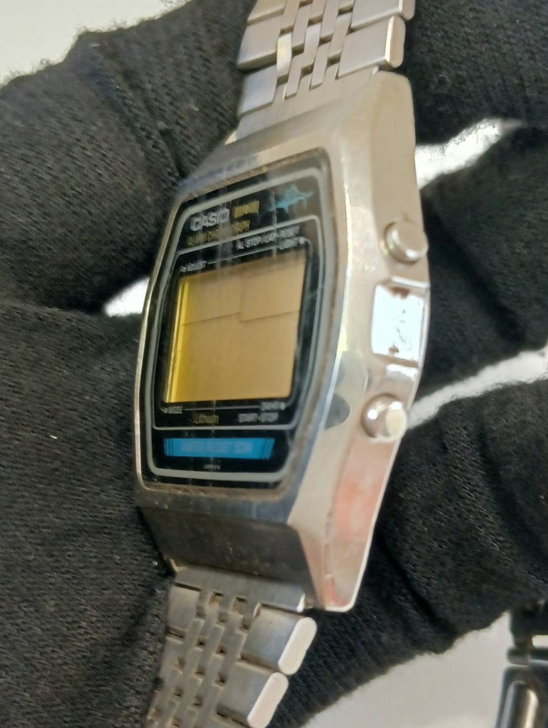 中古品】 CASIO カシオ W-35 カジキアラーム ヴィンテージ デジタル