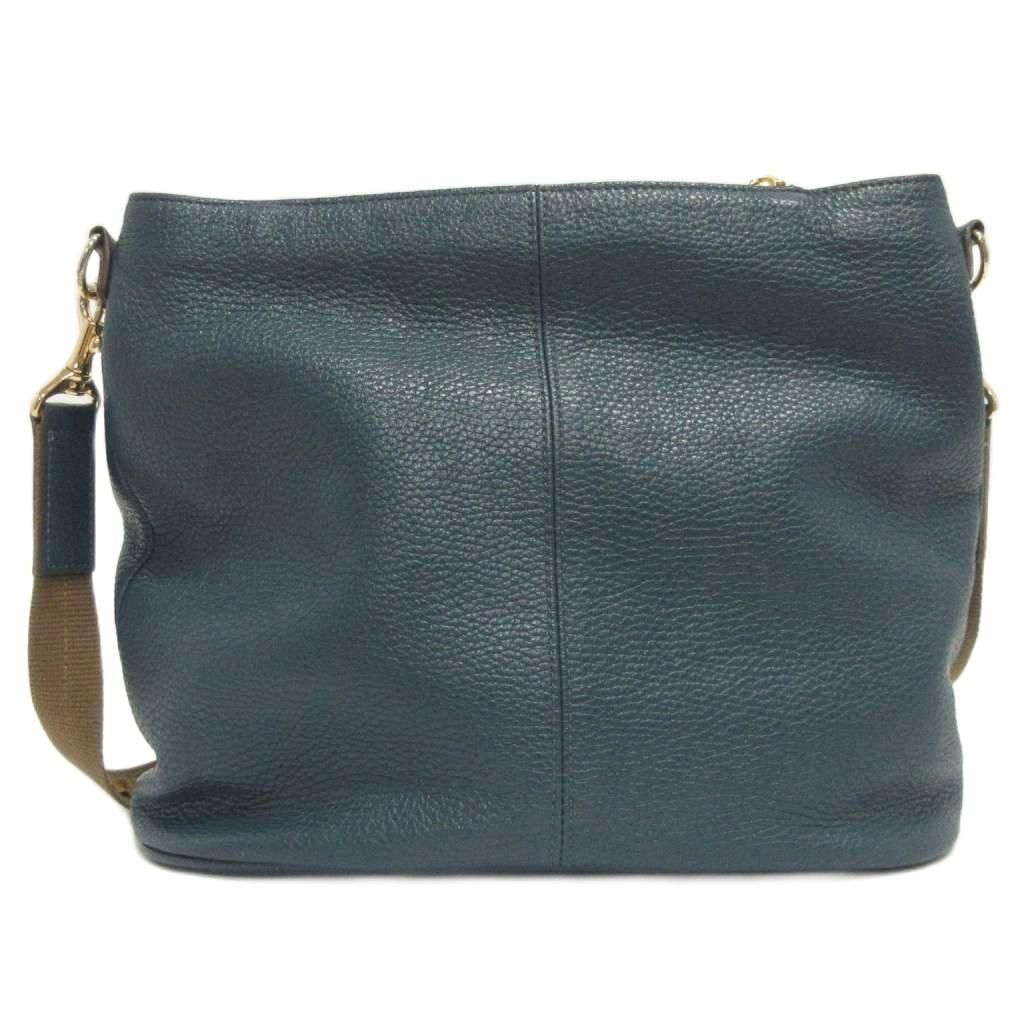 アタオ ATAO ショルダーバッグ ハンド 斜め掛け レザー 青系 ブルー系