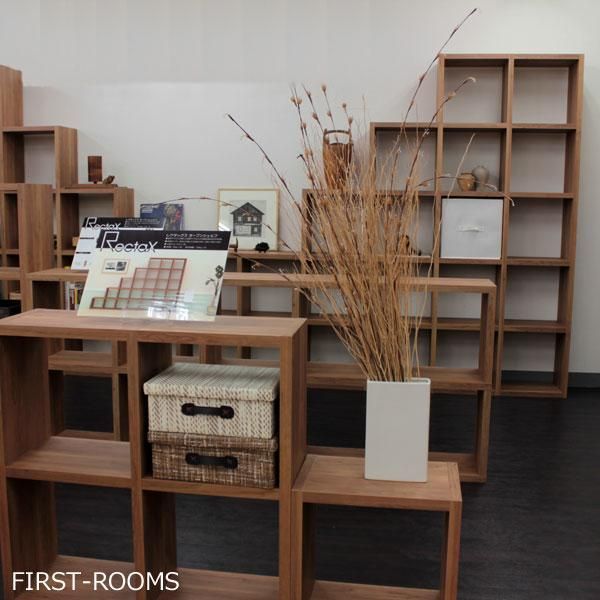 【新品・送料無料】ディスプレイラック　4マス　ブラウン 不二貿易 ディスプレイラック ４マス ブラウン ＤＰ８０８５ＢＲ