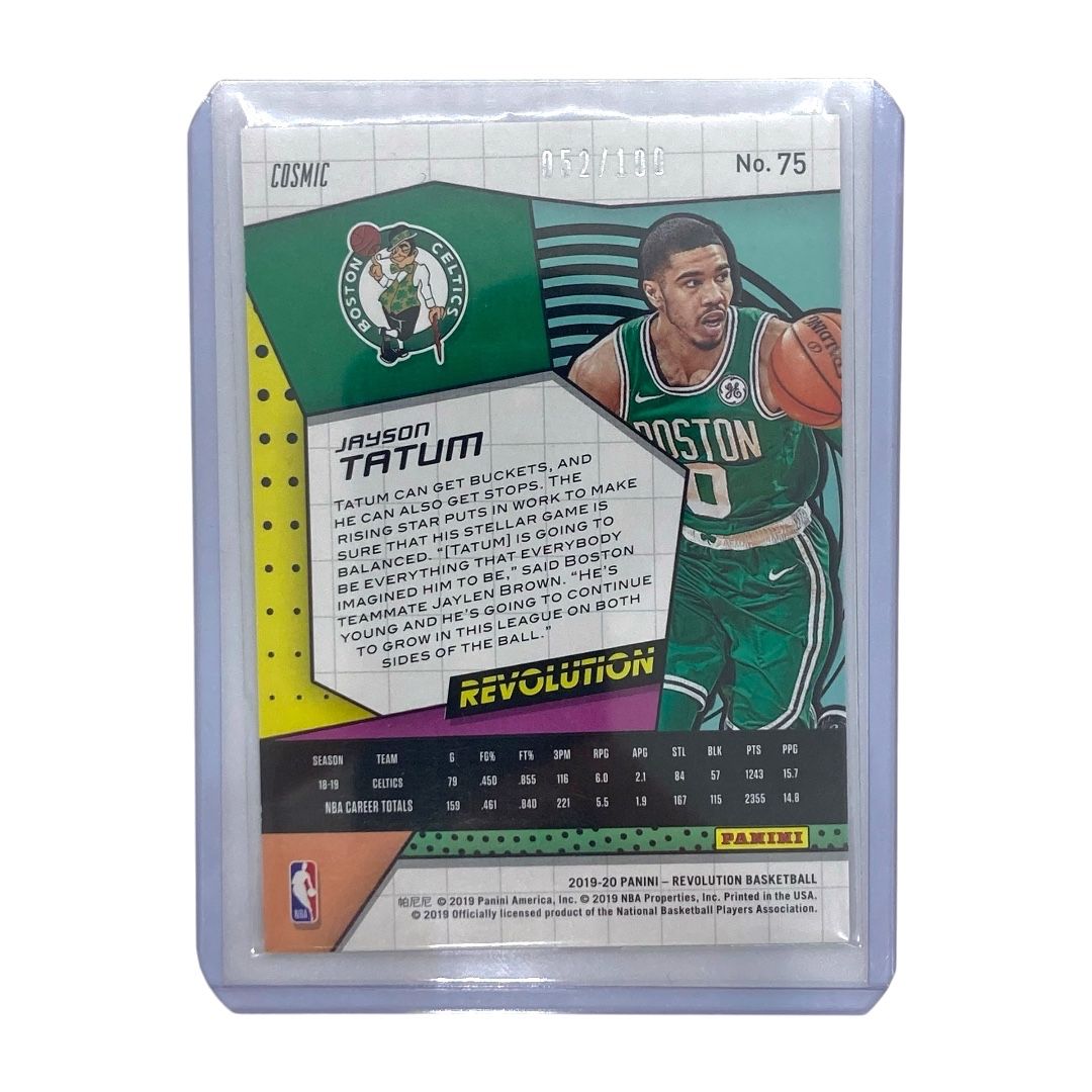 PANINI NBAカード REVOLUTION JAYSON TATUM CELTICS 052/100 #75 送料無料 中古 IT2 PANINI NBAカード REVOLUTION JAYSON TATUM CELTICS 052/100 #75