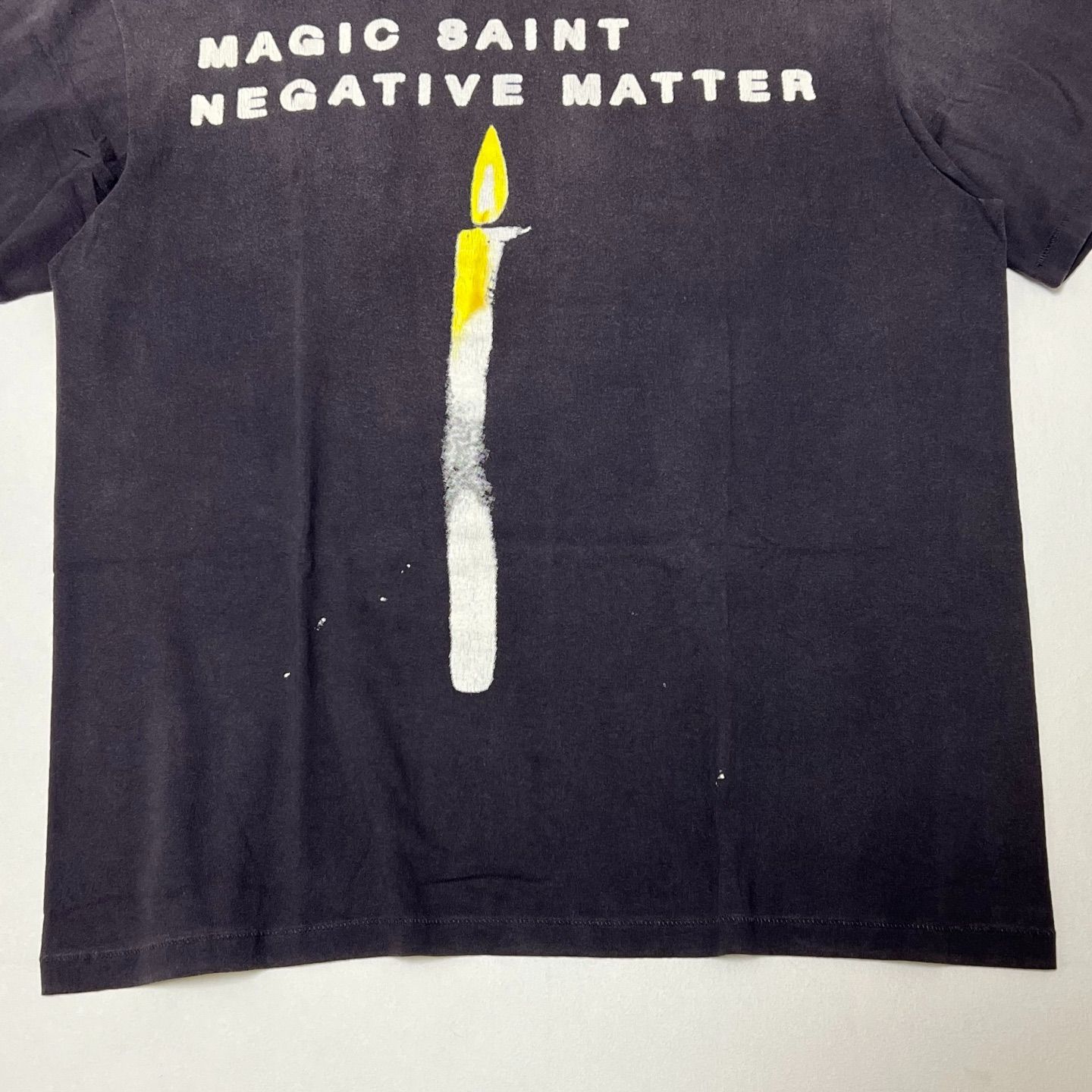 【SAINT Mxxxxxx】 SS TEE/CANDLE / BLK 要在庫確認 SAINT Mxxxxxx セイント マイケル FW24 LS TEE/SOUL ON FIRE