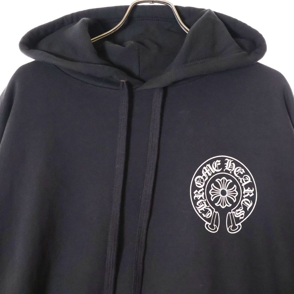 【CHROME HEARTS】 アームロゴ パーカー SWTSHRT PLVR Chrome Hearts - クロムハーツ SWTSHRT PLVR バックアーチロゴ