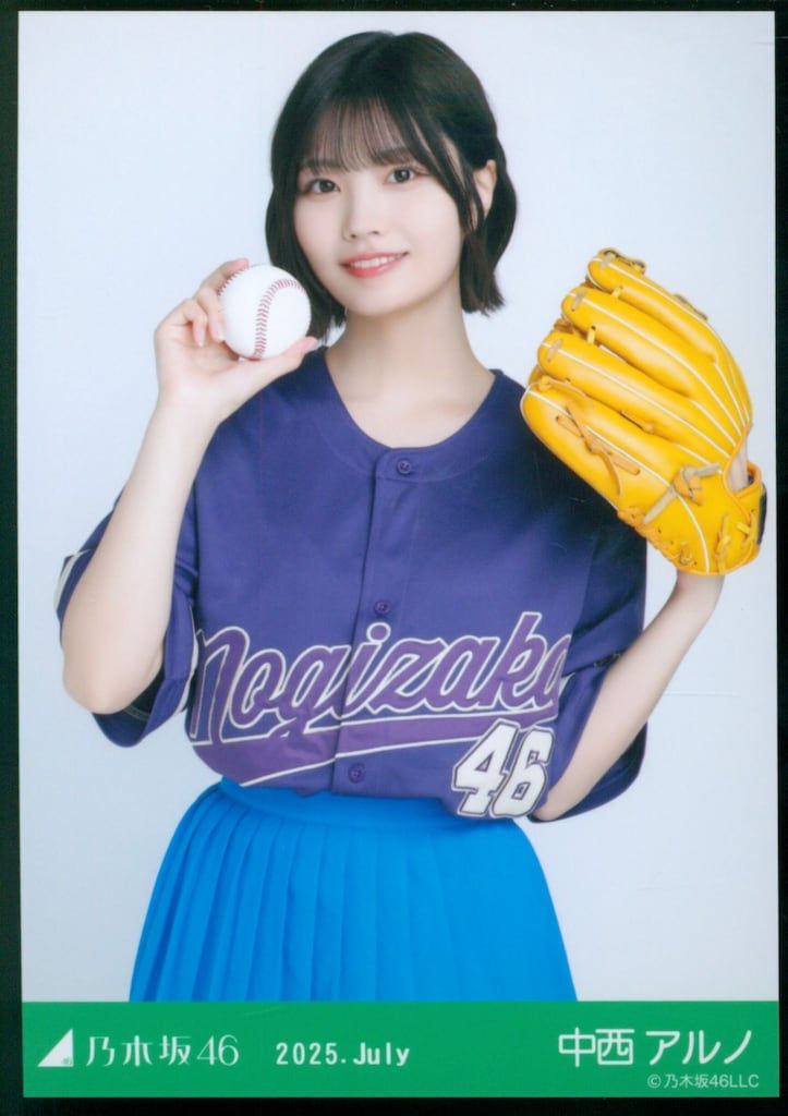 ❗️値下げ❗️中西アルノ　ベースボールシャツ2025 乃木坂46 乃木坂46 WebShop限定 中西アルノ 2025.July ベースボールシャツ