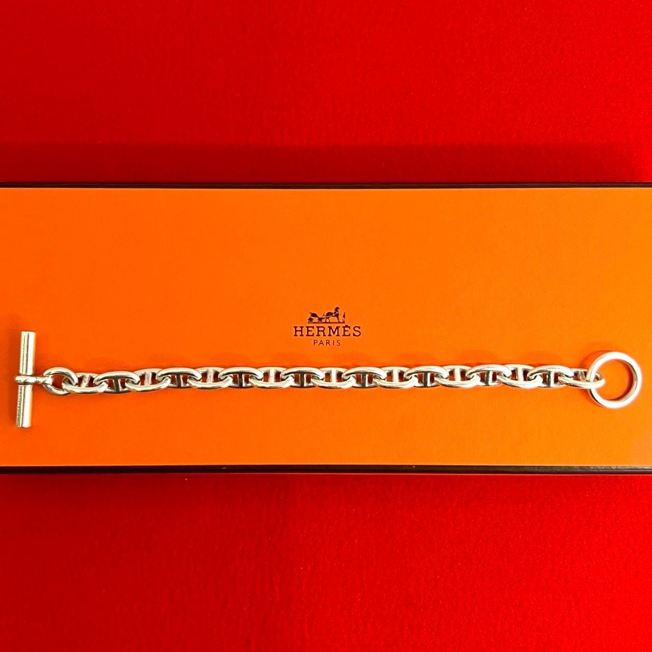 極 美品 HERMES エルメス シェーヌダンクル MM 17コマ